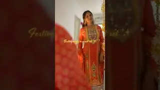 Festive suit set online shopping Indian ethnic wear #indianfashion #ethnicwear #navratrilook #grwm