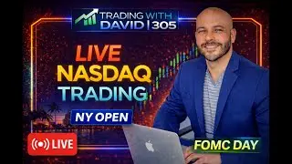 LIVE NASDAQ Futures Trading | New York Open | Trading With David | 305 📈