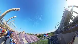 1st National Anthem at the new David Booth Kansas Memorial Stadium