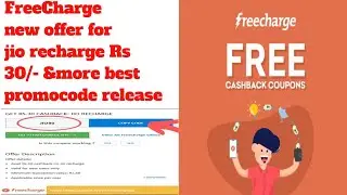 FreeCharge recharge offer amazing cashback by Jio new & Recharge DTH