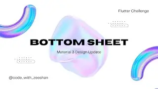 Material 3 new bottomsheet with Listview | Speed Code | Code With Zeeshan | Android | IOS | Flutter