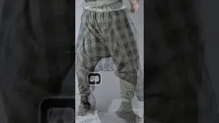 CONSTRUCTIVE DROP CROTCH TROUSERS