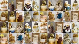 🌕Golden Ball Cake Decorating Ideas 2025/Ball Cake Design/Chocolate Balloon Cake/Birthday Cake Design