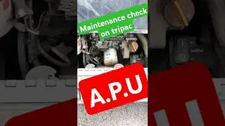 Maintenance check on your apu #flatbedlife #roadprotrucking #trucking #apu #pretrip