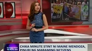 SAKSI: Chika Minute stint ni Maine Mendoza, pinuri ng maraming netizens