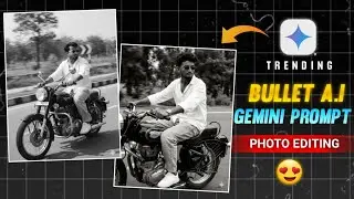 Trending AI Bullet Photo Editing Prompts 🔥 | Instagram New Viral Google Gemini Photo Editing