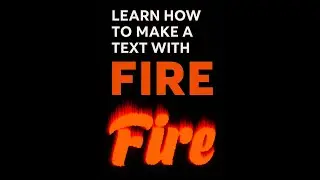 🔥 How to Create Fire Text Effect in Photoshop | Easy Photoshop Tutorial for Beginners