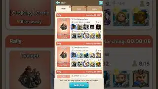 MI6 Triple rally practice | State 3 | Kingshot #kingshot #kingshotgameplay