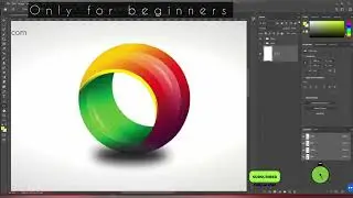 how to video? photoshop logos basic tutorial for beginners