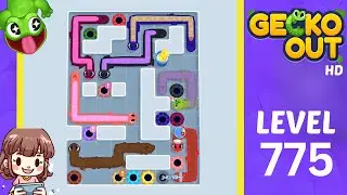 Прохождение уровня 775 игры Gecko Out.