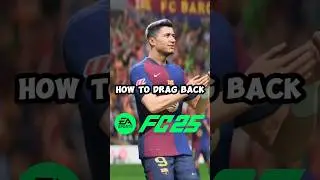 how to drag back fc25 #eafc25