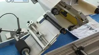 AP-1BT-III-Z + ALB-220C Premade Pouch Packing Machine couple with Labeling Machine
