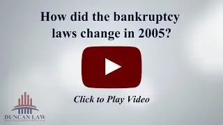 Как изменилось законодательство о банкротстве в 2005 году?