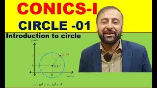 Equation of a Circle || Both Standard Form and General Form || CONICS 1- CIRCLE 01 || in URDU/HINDI