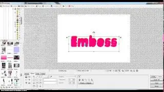 How to Make Emboss Text Effect ( Photoscape )