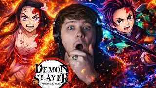 I Finally Watched ALL of DEMON SLAYER SEASON 1 (1/2)