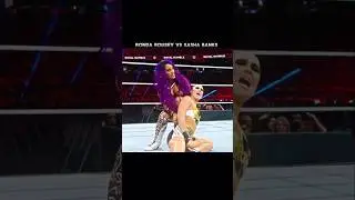 Ronda Rousey vs Sasha banks 🥵 &mdash; Royal rumble 2019 for raw women's championship Match 💥|| Edit