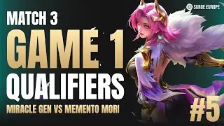 MIRACLE GEN vs MEMENTO MORI | SURGE | MLBB European MidSeason Cup Qualifiers | Game 1
