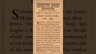 Fight Death Duel For Girl #booktok #classicdetective #crimestories