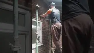 Demolishing a brick wall is quick