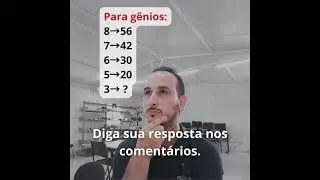 Curta e me siga, na humildade&hellip;💡 Desafio para g&ecirc;nios! 🧠