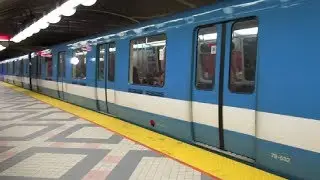 MONTREAL STM METRO RIDE ON THE BLUE LINE - 8-14-19