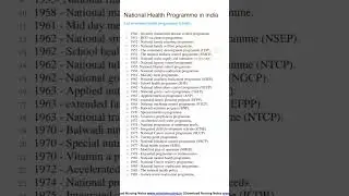 🇮🇳 easy way National health programme in India /national health programme in India