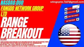RANGE BREAKOUT : DUO STOCK ANALYSIS | FANGDD NETWORK GROUP LTD STOCK