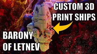 CUSTOM FACTION SHIPS for Twilight Imperium &ndash; Barony of Letnev