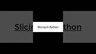 How to reverse the list using Slicing Operation in Python 