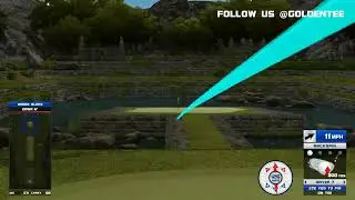 Golden Tee Great Shot on Machu Picchu!
