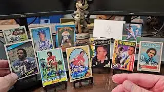 TTM #523 7 Returns! Two Hall of Famers!  NFL and NASCAR! Vintage Autographs!