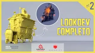 Live #0014 - LOOKDEV COMPLETO de um TUK TUK | Pt. 2