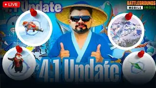 DAY-39 4.1 UPDATE IS HERE IN BGMI CONQUEROR LOBBY RANK PUSH || PAPWAGAMING || #IQOO12 #BGMI #LIVE