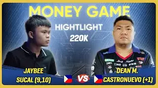 [Hightlight] |  𝗝𝗔𝗬𝗕𝗘𝗘 𝗦𝗨𝗖𝗔𝗟 (𝟵,𝟭𝟬) 🆚  𝗗𝗘𝗔𝗡 𝗠𝗔𝗥𝗞 𝗖𝗔𝗦𝗧𝗥𝗢𝗡𝗨𝗘𝗩𝗢 (+𝟭) | MONEY GAME | race 18 #hightlight
