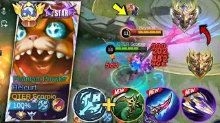 HELCURT SOLO HIGH RANK MATCH WTF DAMAGE!!☠️ | NEW BUILD TO DOMINATE MLBB