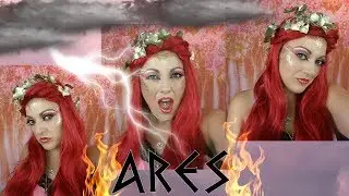 Ares greek god inspired makeup ft makeup with rising phoenix