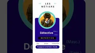 How to say Detective In French - D&eacute;tective pronunciation #french #fran&ccedil;ais #learnfrench #shorts