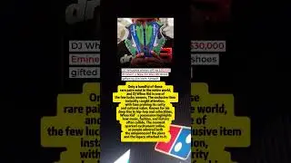 DJ Whoo Kid Owns Ultra Rare Pair...#eminem #djwhookid #usa #rap #hiphop #shorts #short #shortvideo