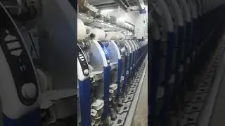 Muratec. Auto Doffing System of Muratec QPRO EX Process Coner ll (Autocone Machine) #Muratec #USTER