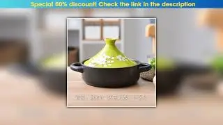 Get Moroccan Tagine Pot, Gradual Powder Clay Pot for Cooking , Gas Ceramic Cookware Pots, High Temp