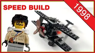 LEGO Adventurers 5928 Bi Wing Baron (1998) Speed Build Review