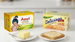 Amul Butter vs Amul Fat Spread Honest Review 😰. Amul Delicious Fat Spread 