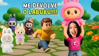 ROUBEI UM LABUBU LEGENDÁRIO E GIGANTE PARA MINHA COLEÇÃO