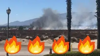 WILD FIRE IN RANCHO CUCAMONGA, CA