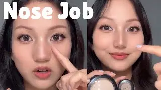 How to get a nose job with just Makeup How to use Highlighter the right way @FaceLab