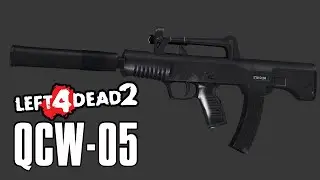 QCW-05 in - Left 4 Dead 2 - Silenced SMG Mod in Action