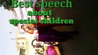 Best Urdu speech on importance of Health and Education of special children .