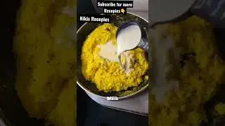Makai Chivdo with milk 🤤(full recepie in description box)
