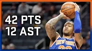 Trey Burke Full Highlights Knicks vs Hornets 3.26.18 - 42 Points, 12 Assists